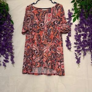 Chico’s paisley print tunic